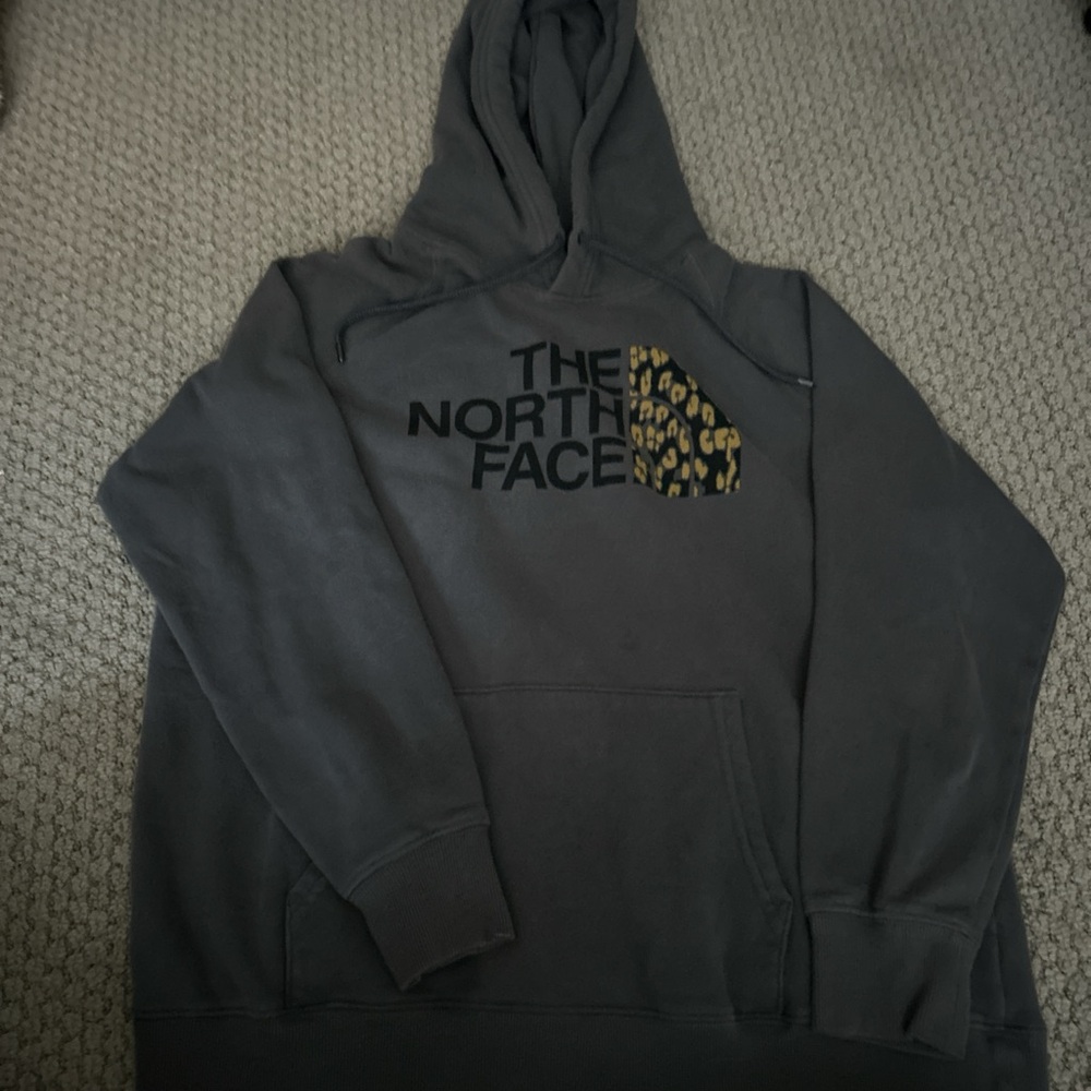 The North Face Gray Sweatshirt Hoodie Classic Pullover